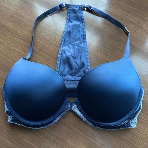 Victoria’s Secret Velvet T Back Crystal Bra 36C